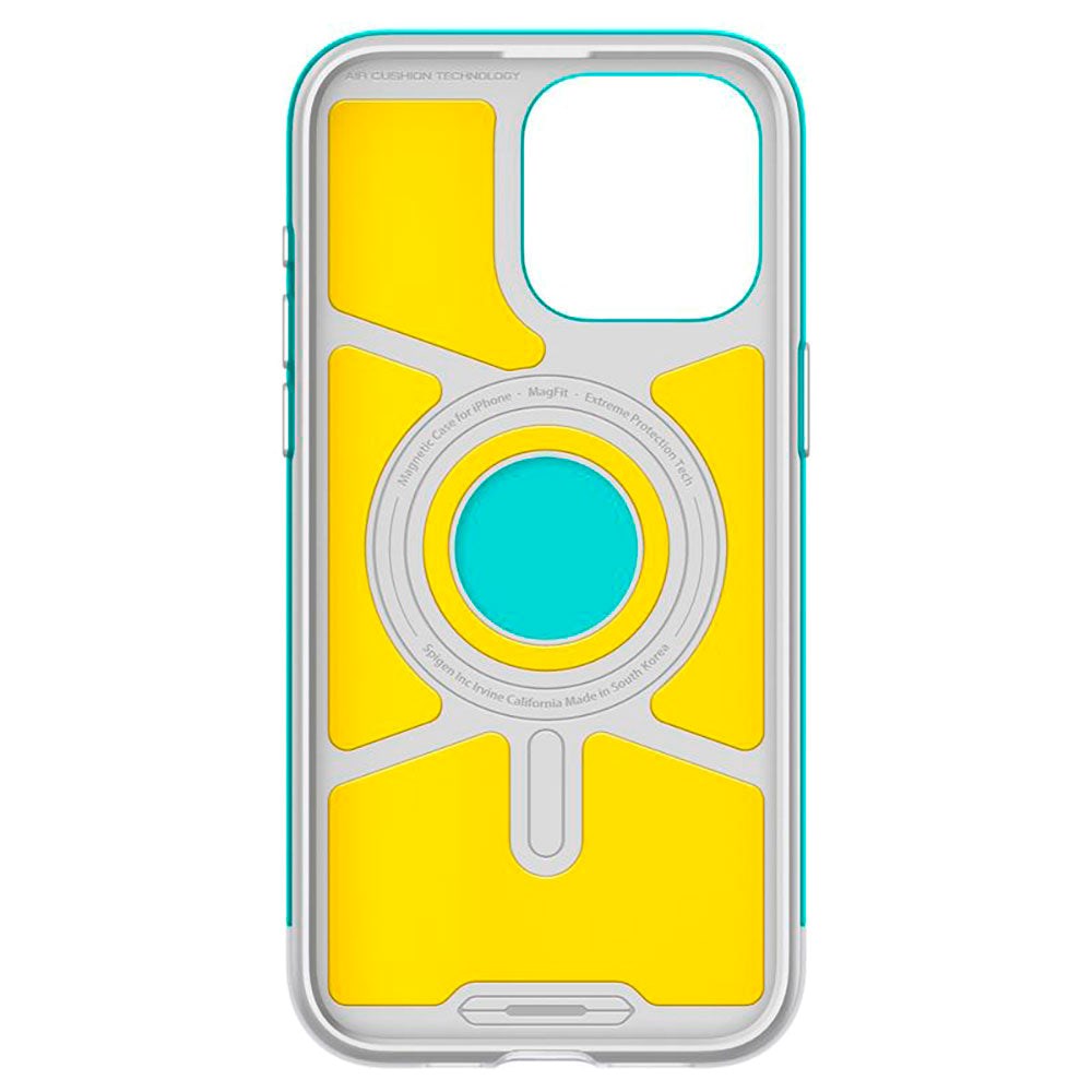 iPhone 15 Pro Max Spigen Classic C1 Bagside Cover - MagSafe Kompatibel - Turkis
