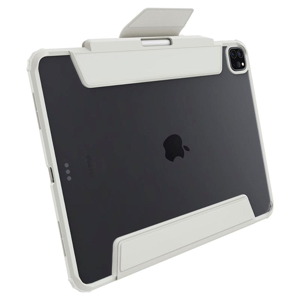 iPad Pro 13" (2025 / 2024) Spigen Air Skin Pro Læder Flip Cover - Grå