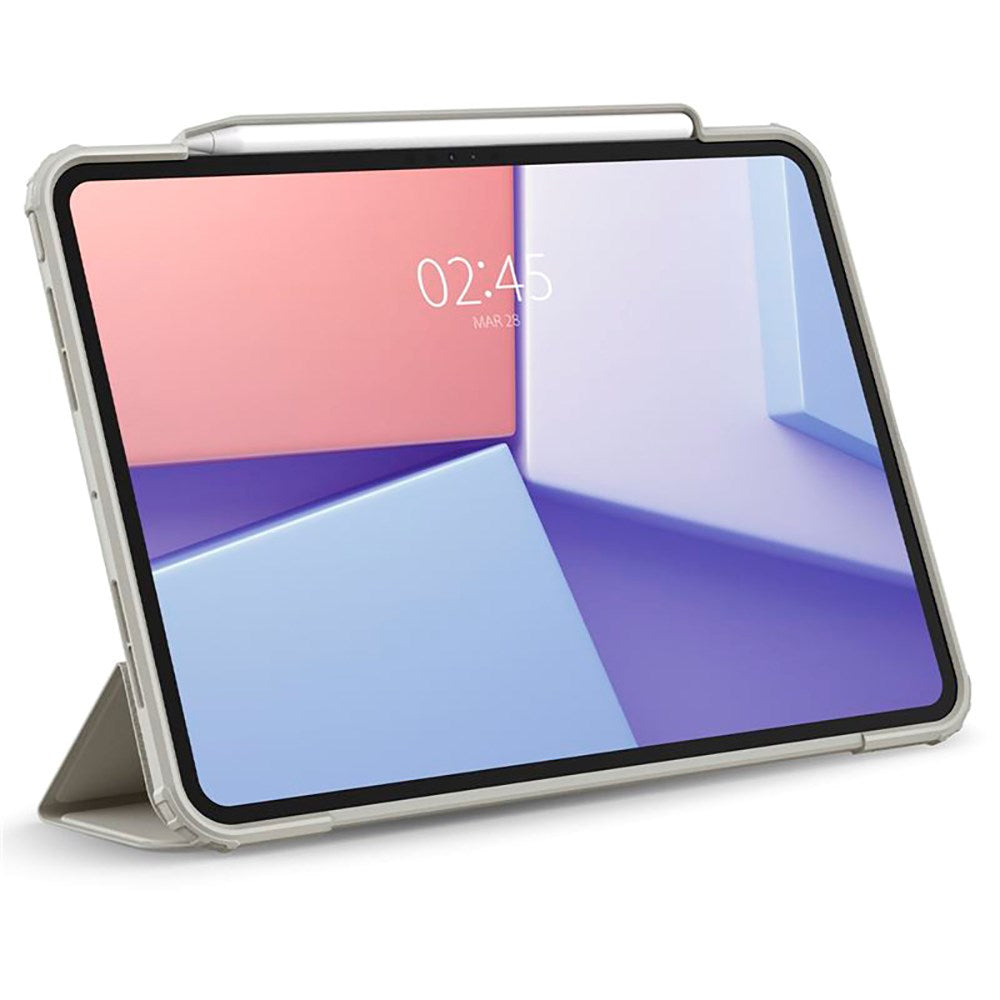 iPad Pro 11" (2025 / 2024) Spigen Air Skin Pro Læder Flip Cover - Grå
