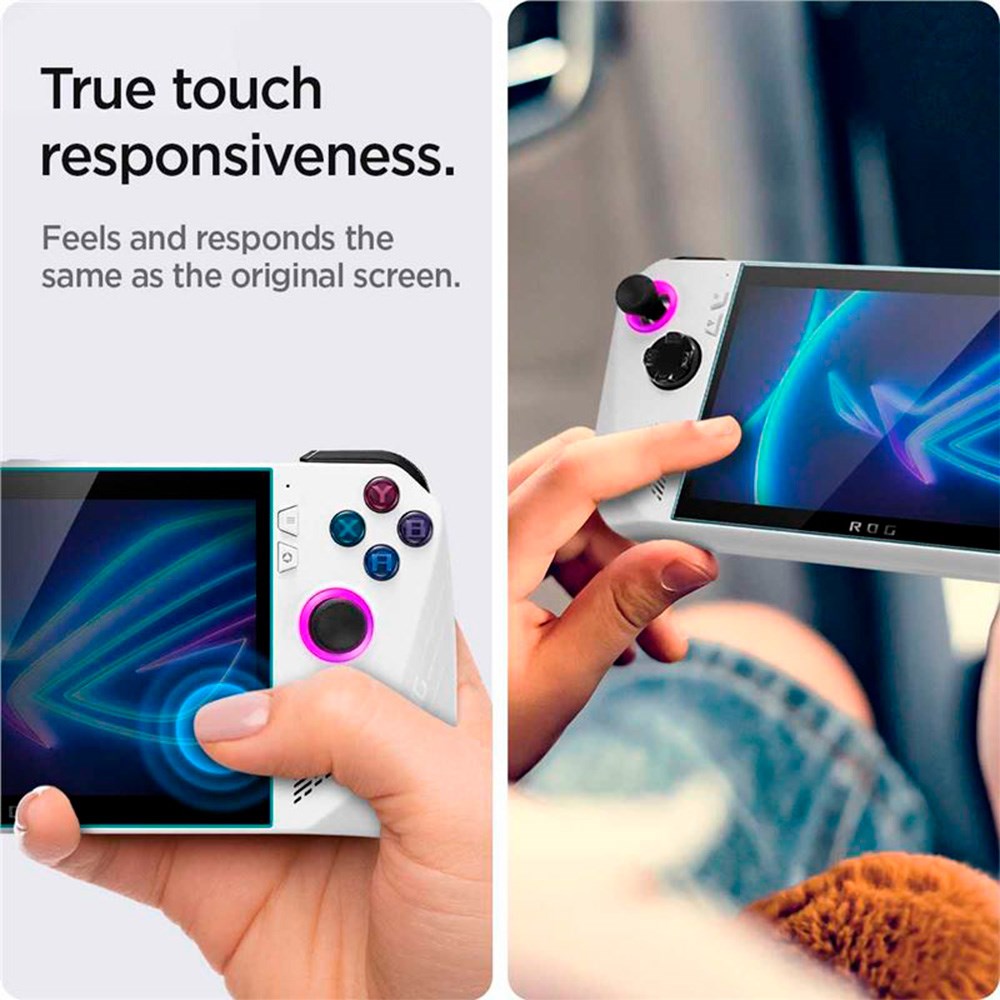 Asus Rog Ally Spigen Glas.tr Slim Skjermbeskytter - Gjennomsiktig