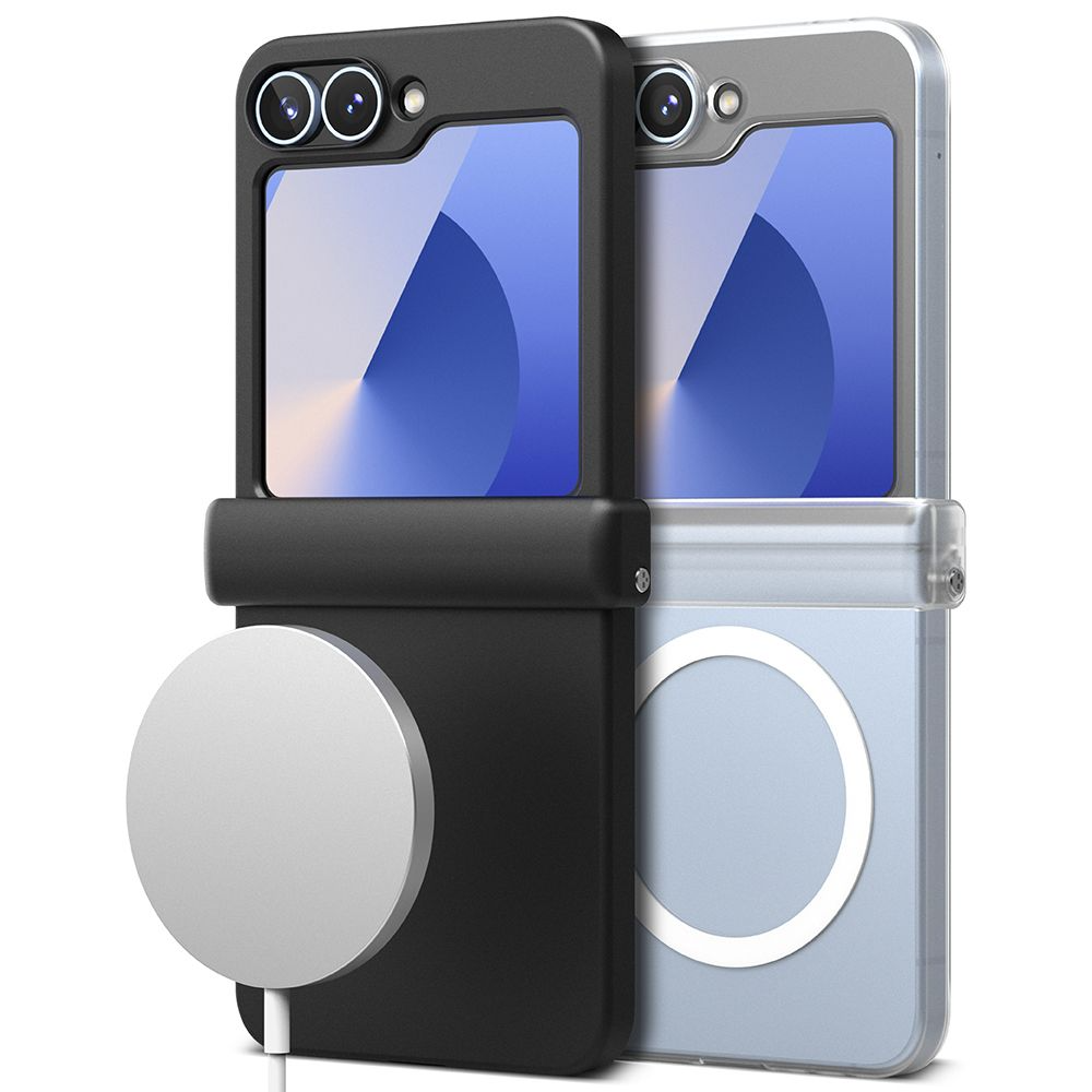 Ringke Slim Hinge Plastdeksel - Samsung Galaxy Z Flip6 - MagSafe-kompatibel - Svart