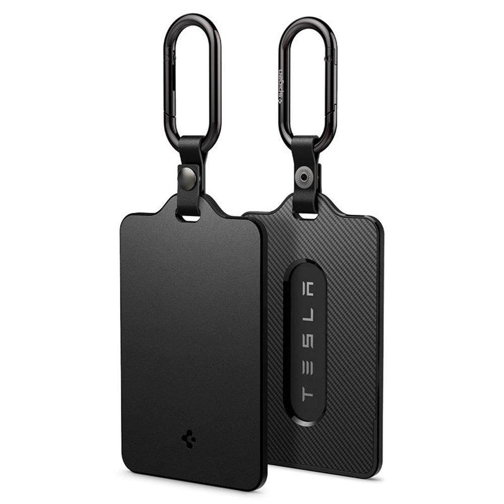 Spigen - Tesla Key Card Holder - Karabinkrok - 2-Pack - Svart