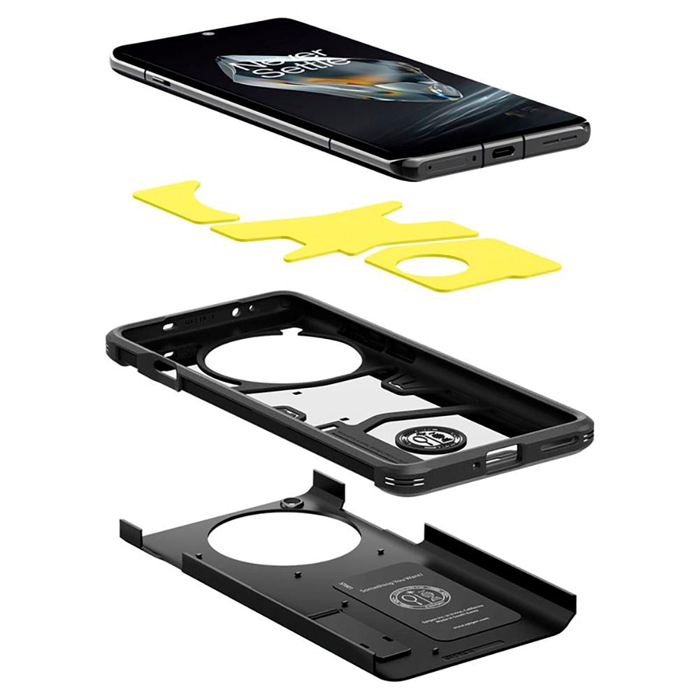 OnePlus 12 Spigen Tough Armor Case m. Stativ - Svart
