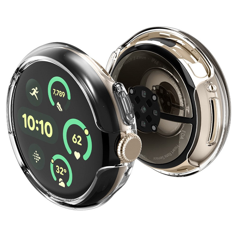 Spigen Thin Fit Google Pixel Watch 1 / 2 / 3 (41mm) Cover - Gennemsigtig