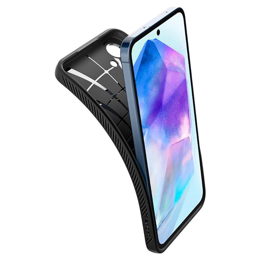 Samsung Galaxy A55 (5G) Spigen Liquid Air Bakdeksel - Svart