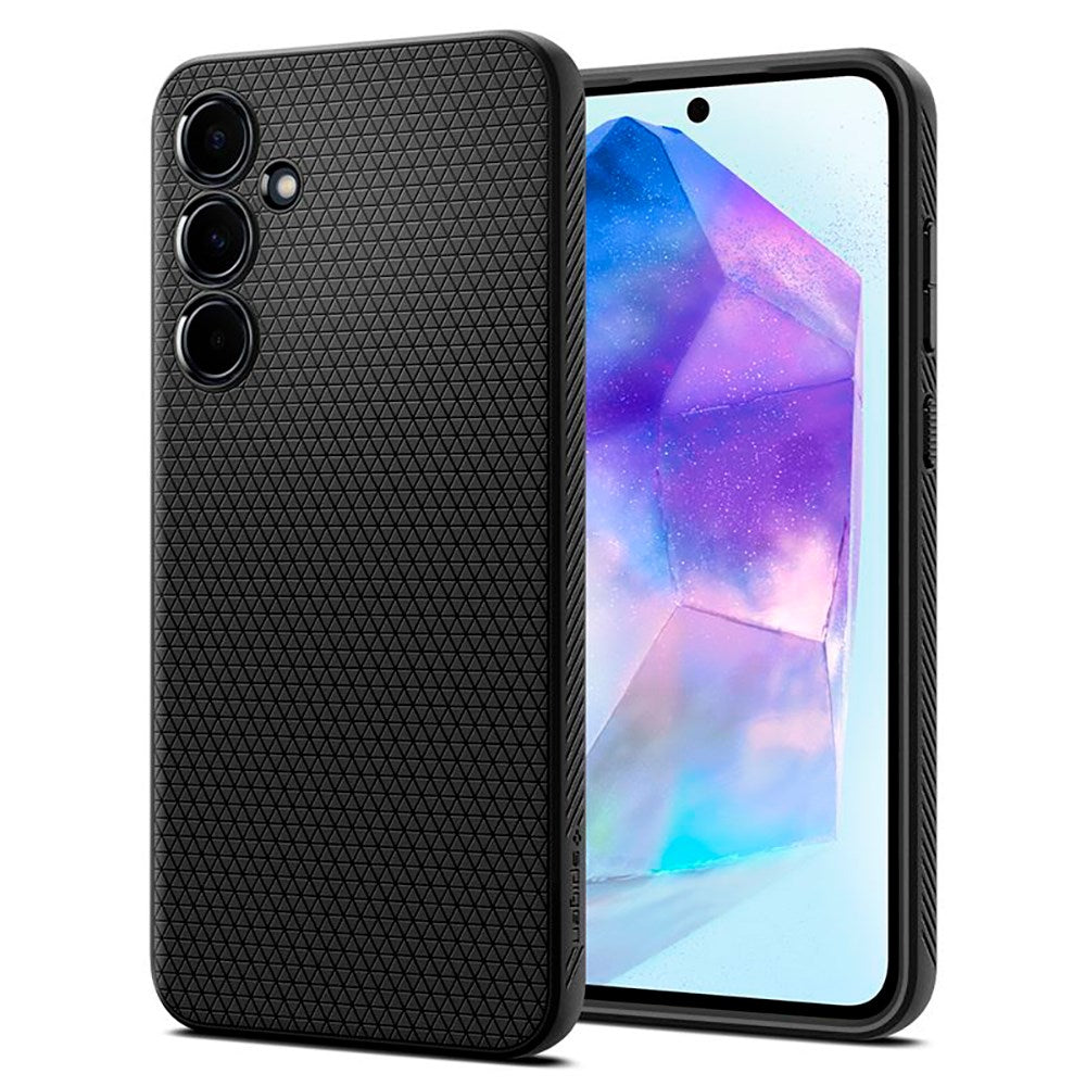 Samsung Galaxy A55 (5G) Spigen Liquid Air Bakdeksel - Svart