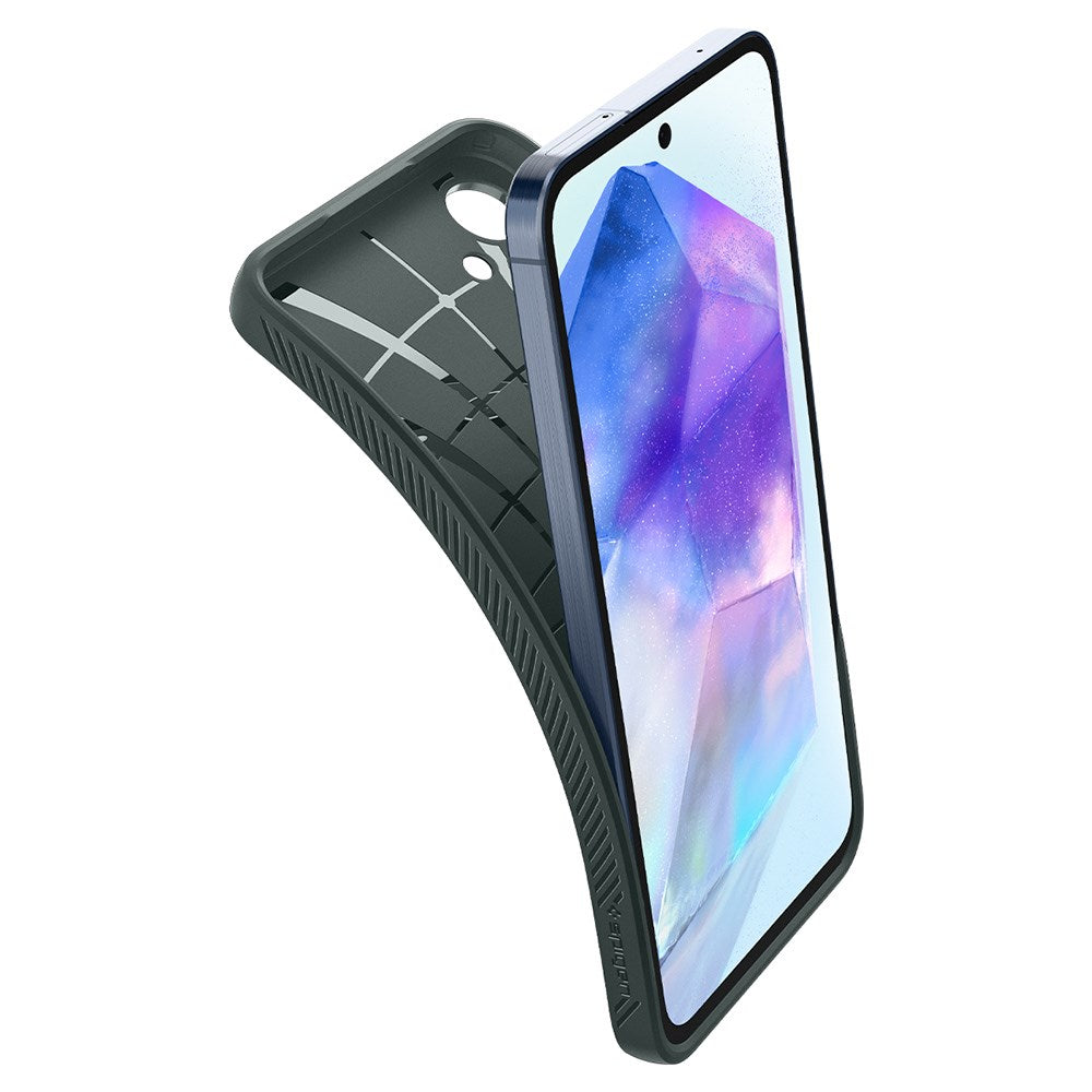 Samsung Galaxy A55 (5G) Spigen Liquid Air Bakdeksel - Grønn