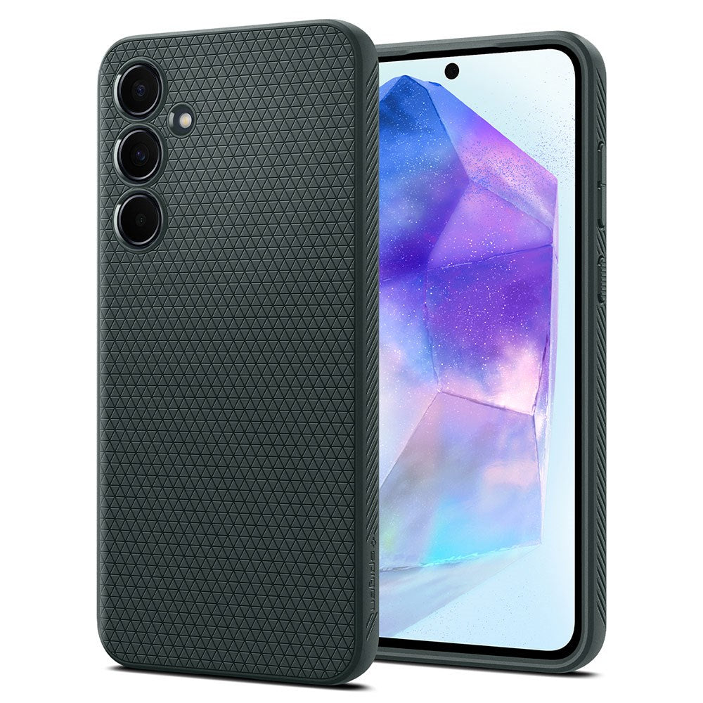 Samsung Galaxy A55 (5G) Spigen Liquid Air Bakdeksel - Grønn