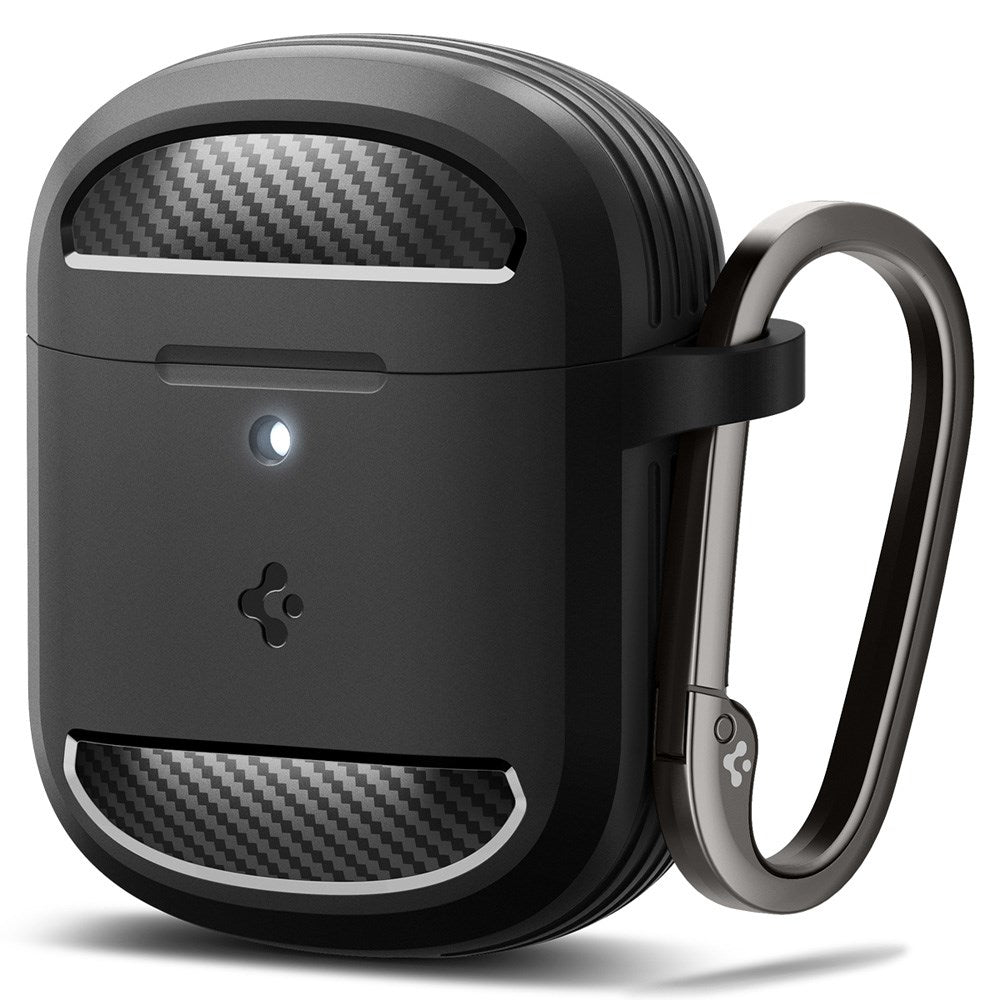 Spigen Rugged Armor Google Pixel Buds Pro / Pro 2 Ladedeksel m. Karabinhage - Svart