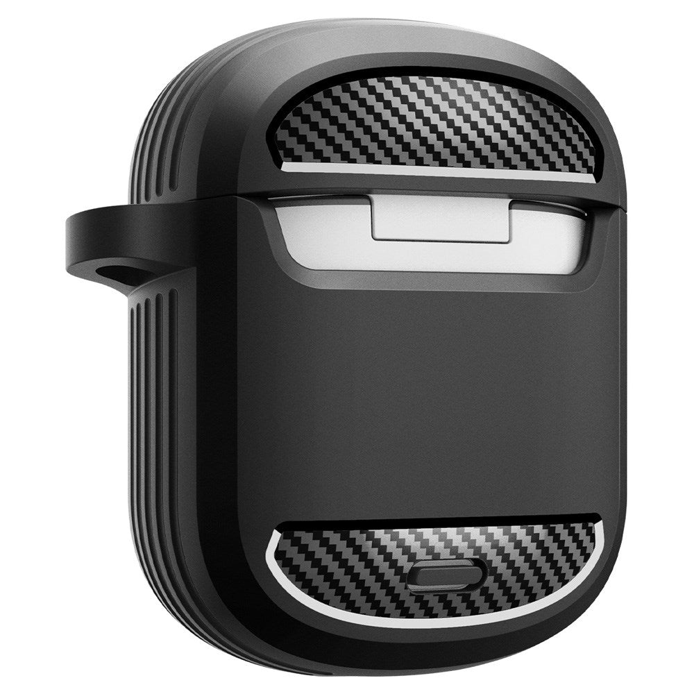 Spigen Rugged Armor Google Pixel Buds Pro / Pro 2 Ladedeksel m. Karabinhage - Svart