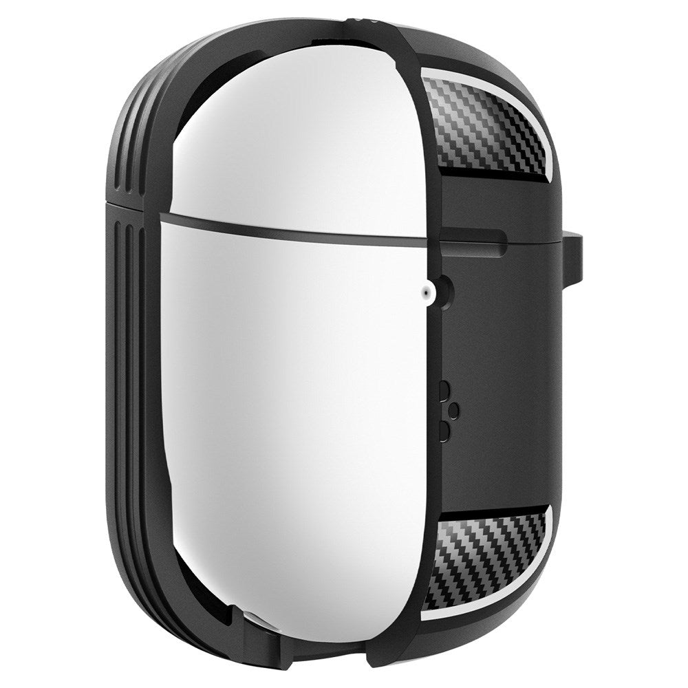 Spigen Rugged Armor Google Pixel Buds Pro / Pro 2 Ladedeksel m. Karabinhage - Svart