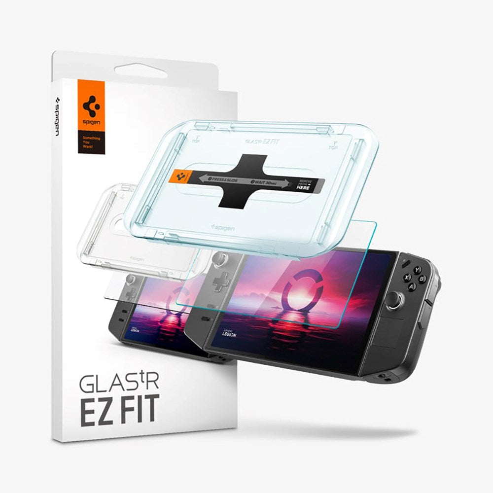 Lenovo Legion GO Spigen EZ Fit Glas.tR Skjermbeskytter - Veskevennlig - Gjennomsiktig