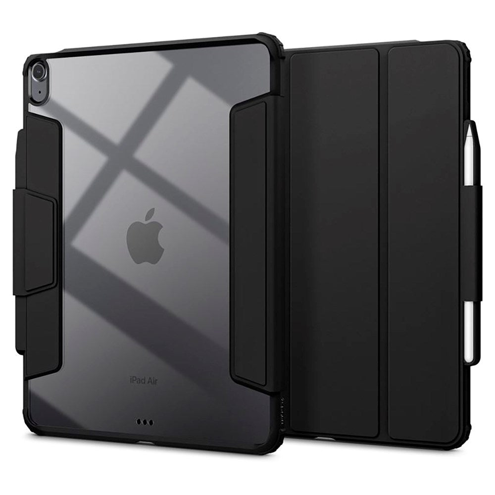 iPad Air 13" (2025 / 2024) Spigen Air Skin Pro Leather Flip Cover - Svart