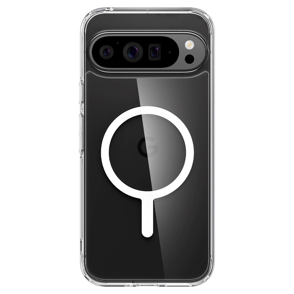 Google Pixel 9 Pro XL Spigen Ultra Hybrid Bakdeksel - MagSafe-kompatibelt - Gjennomsiktig / Hvit