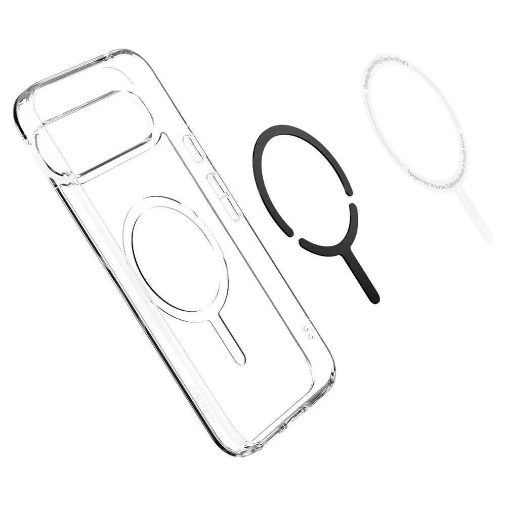 Google Pixel 9 Pro XL Spigen Ultra Hybrid Bakdeksel - MagSafe-kompatibelt - Gjennomsiktig / Hvit