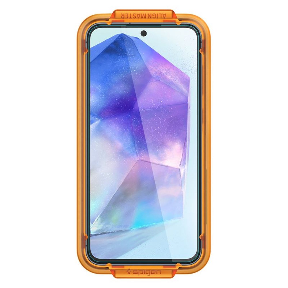 Spigen - Samsung Galaxy A35 (5G) - AlignMaster Glass tR Skjermbeskytter - 2 stk - Case Friendly - Gjennomsiktig