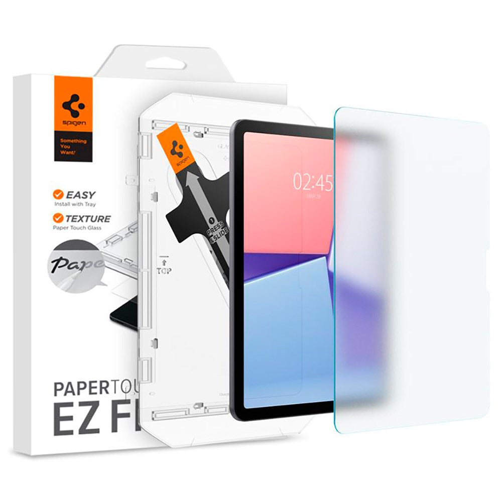 iPad Air 11" (2025 / 2024) Spigen Paper Touch EZ Fit Glas.tR Skjermbeskytter - Veskevennlig - Gjennomsiktig