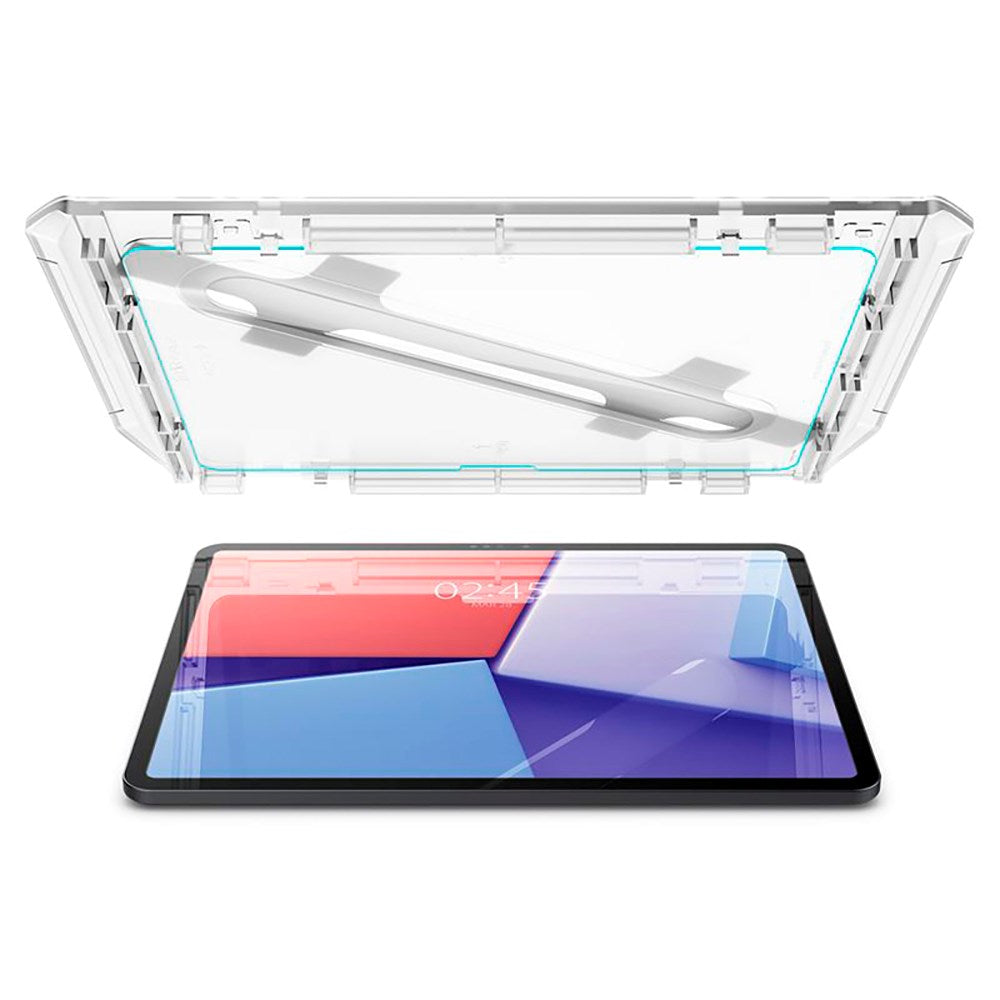 iPad Air 13" (2025 / 2024) Spigen EZ Fit Glas.tR Skærmbeskyttelse - Case Friendly - Gennemsigtig