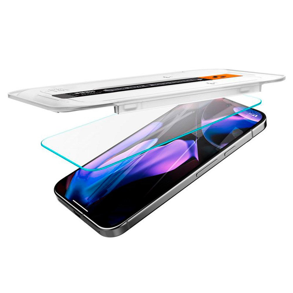 Google Pixel 10 Pro XL / 9 Pro XL Spigen EZ Fit Glas.tR Skærmbeskyttelse 2. Stk - Case Friendly - Gennemsigtig