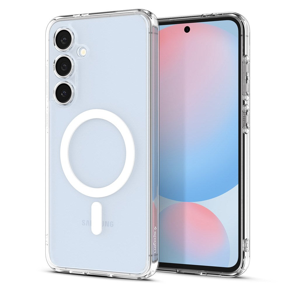 Samsung Galaxy S24 FE Spigen Ultra Hybrid Bakdeksel - MagSafe-kompatibelt - Gjennomsiktig / Hvit