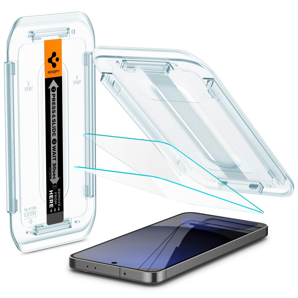 Samsung Galaxy S24 FE / A56 (5G) Spigen EZ Fit Glas.tR Skjermbeskytter 2. Del - Veskevennlig - Gjennomsiktig