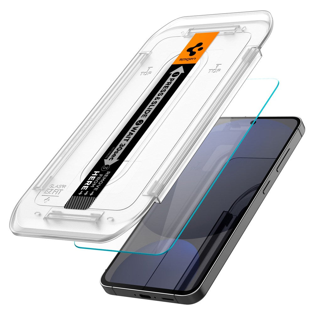 Samsung Galaxy S24 FE / A56 (5G) Spigen EZ Fit Glas.tR Skjermbeskytter 2. Del - Veskevennlig - Gjennomsiktig