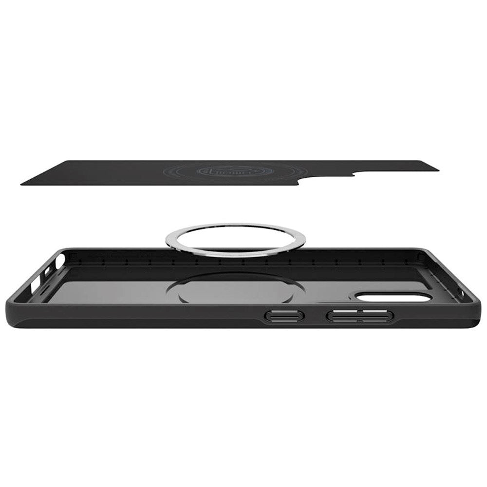 Samsung Galaxy S25 Ultra Spigen Thin Fit-deksel - MagSafe-kompatibel - Svart