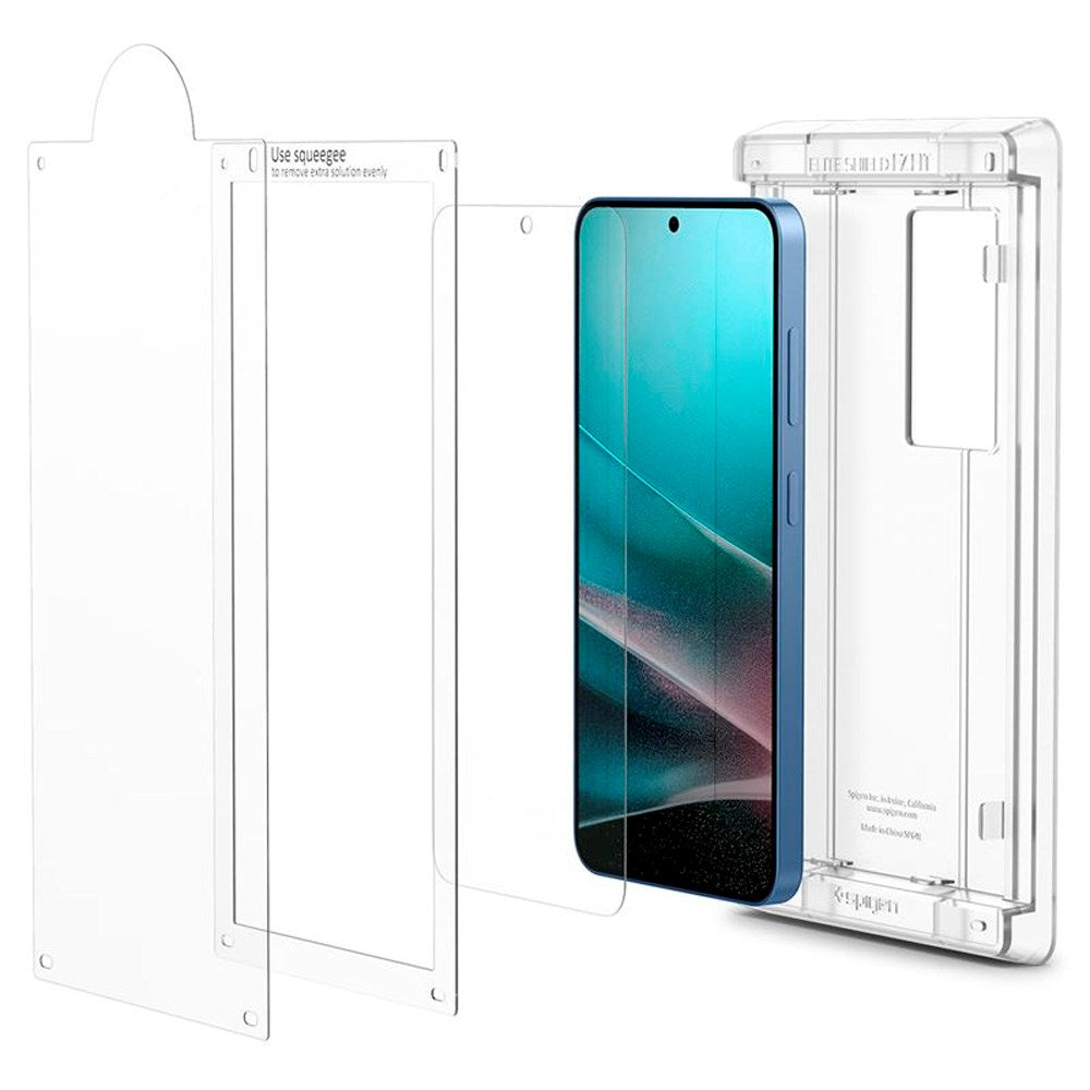 Spigen EliteShield EZ Fit - Samsung Galaxy S25 - Skjermbeskytter - Gjennomsiktig