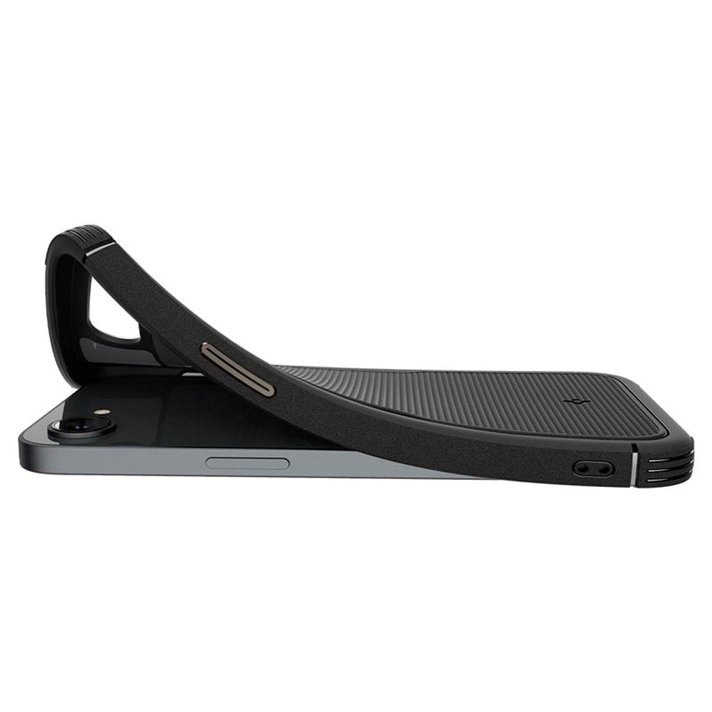 Spigen - iPhone 16e Core Armor Cover - MagSafe Kompatibel - Mat Sort