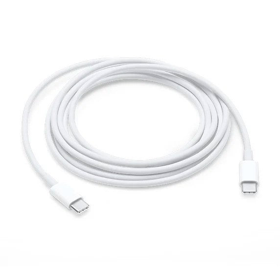Original Apple USB-C til USB-C-kabel - 2m - Hvit (MLL82ZM/A)