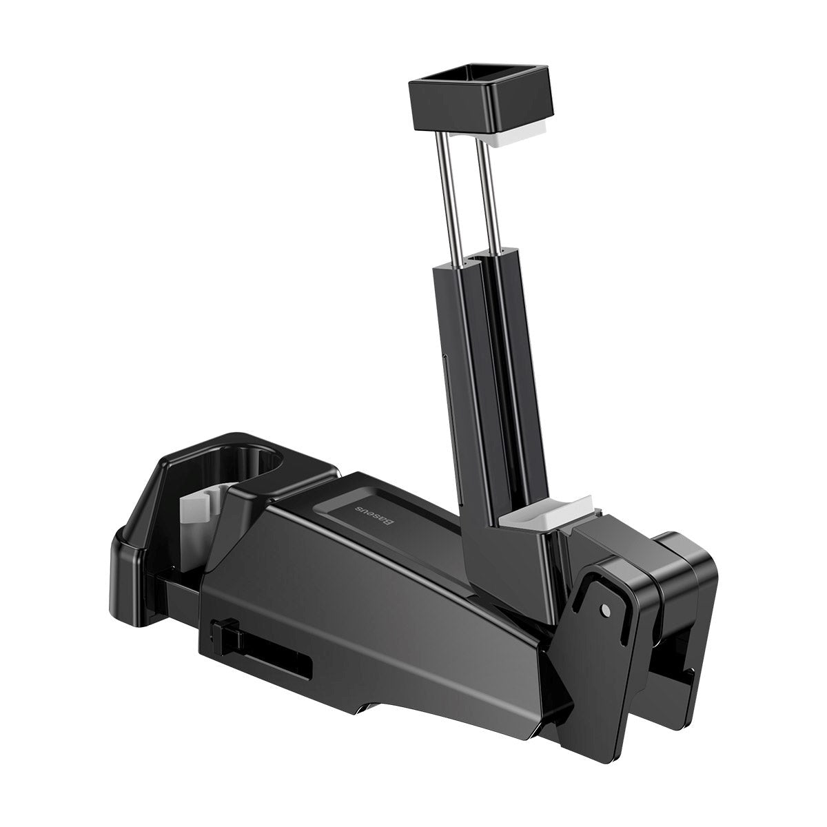 Baseus Backseat Car Mount Til Bilens Nakkestøtte 4.0''-6.5'' - Max Mobil: 45 x 85mm - Sort