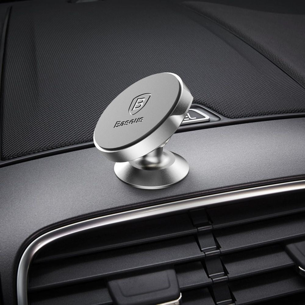 Baseus Small Dashboard Bilfeste - Magnetisk Mobilholder - Svart
