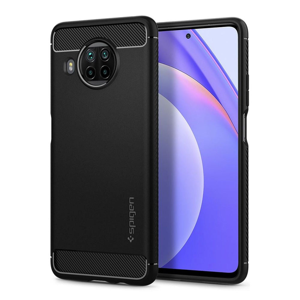 Xiaomi Mi 10T Lite 5G Spigen Rugged Armor Cover - Svart