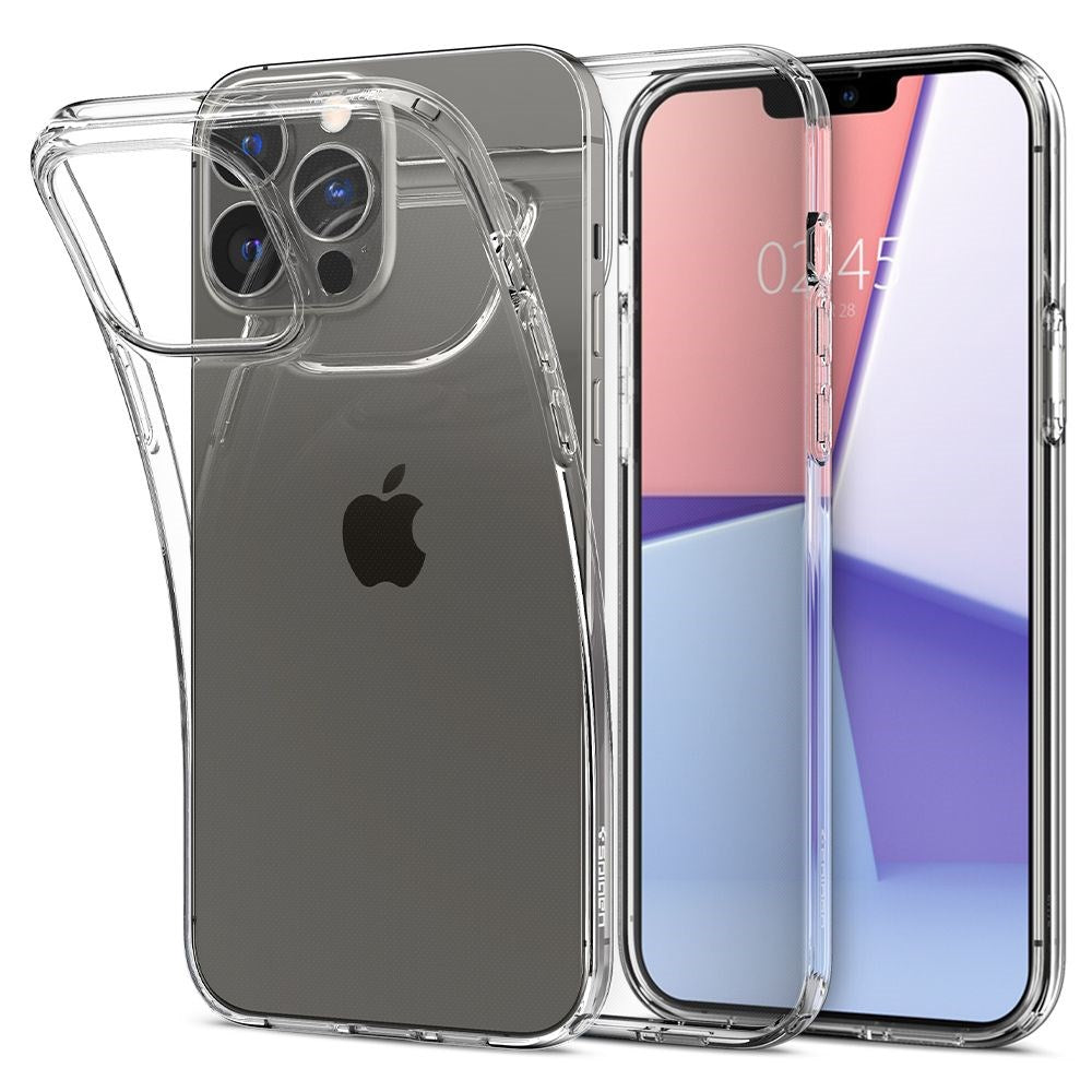Spigen iPhone 13 Pro Max Liquid Crystal Cover - Gjennomsiktig