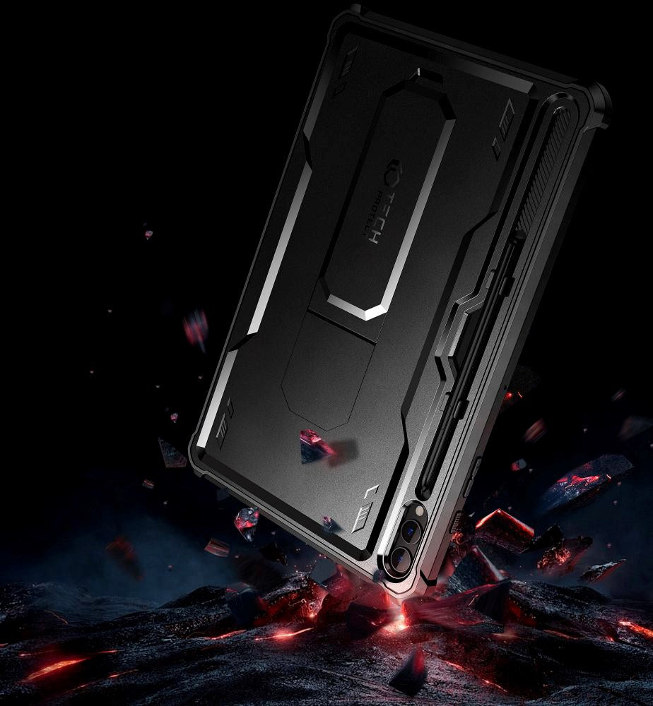 Samsung Galaxy S9+ Plus / S10+ Plus Tech-Protect Kevlar Pro 360 deksel m. Skjermbeskyttelse - Svart