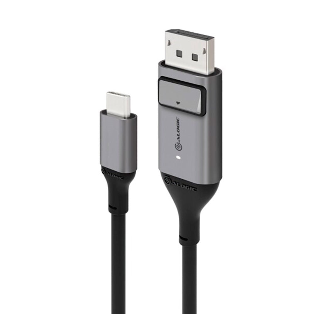 ALOGIC Ultra USB-C til DisplayPort 4K 60Hz Kabel - 2 Meter - Sort