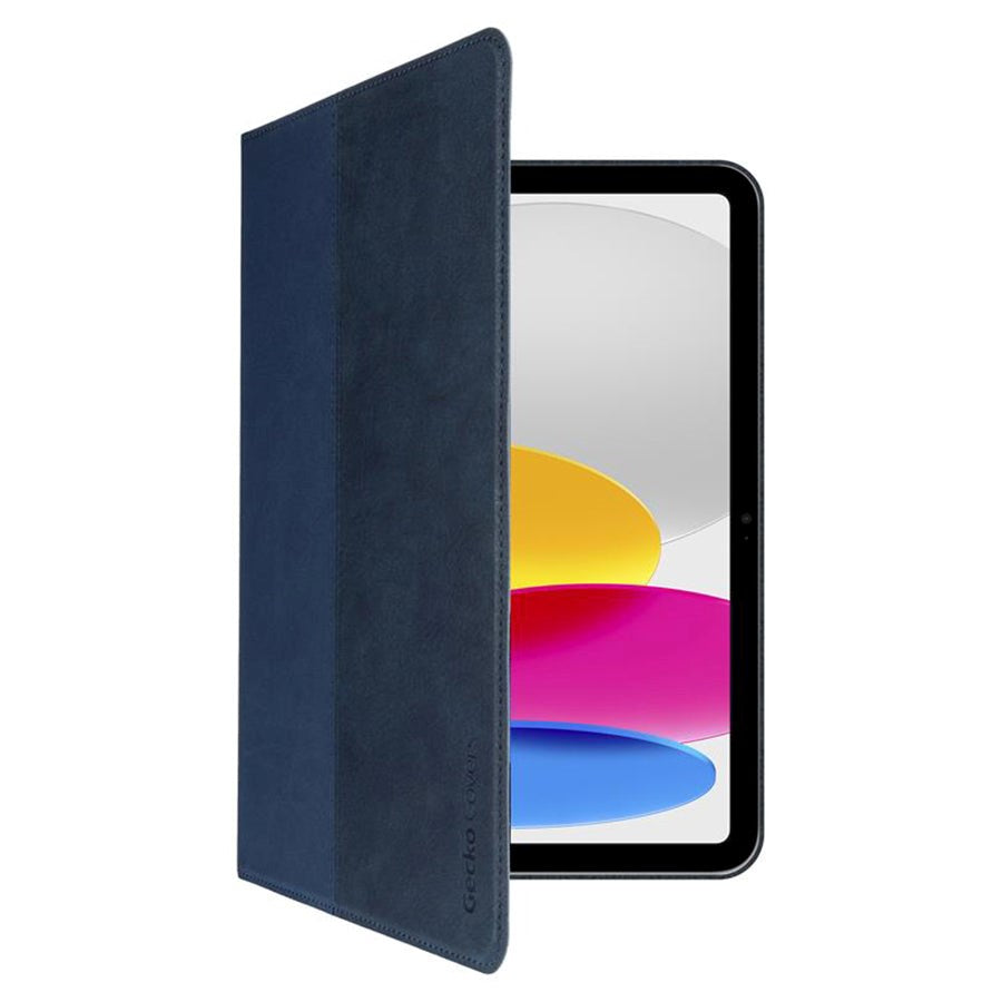 iPad 11" (2025) / iPad 10,9" (2024/2022) Gecko Easy-Click Leather Flip Case - Blå
