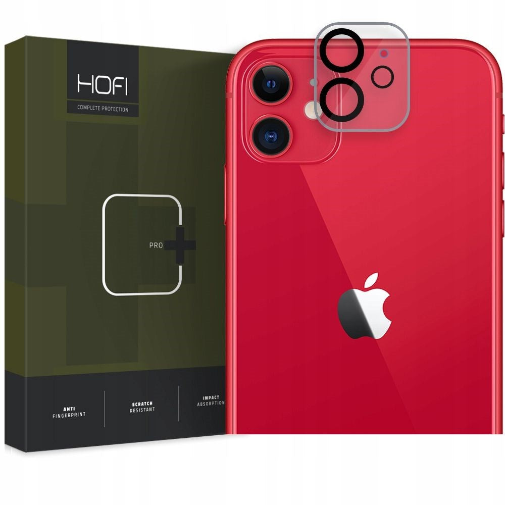 iPhone 11 Hofi Cam Pro+ Kameralinsebeskytter - Svart / Gjennomsiktig