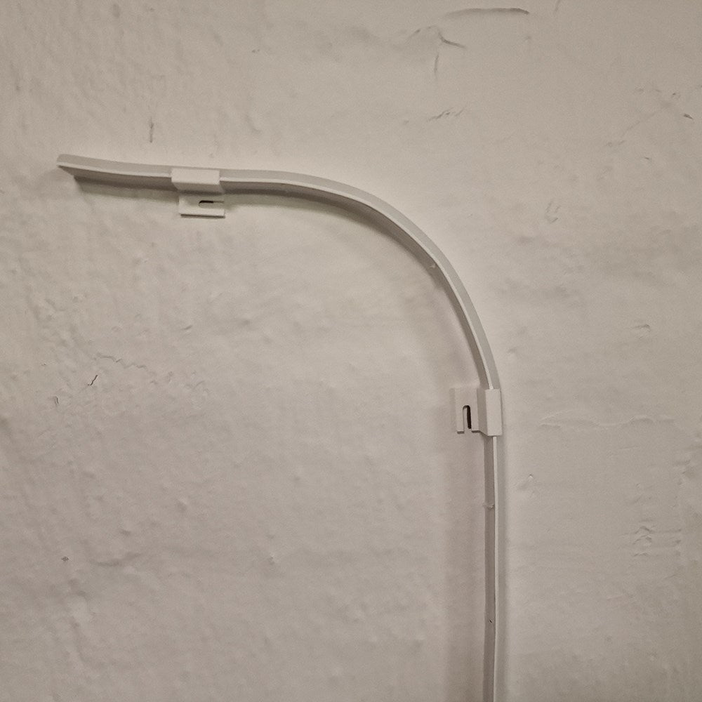 Light Solutions - Philips Hue LightStrip V4 & Gradient Bracket 90° - 10 stk. - Hvit