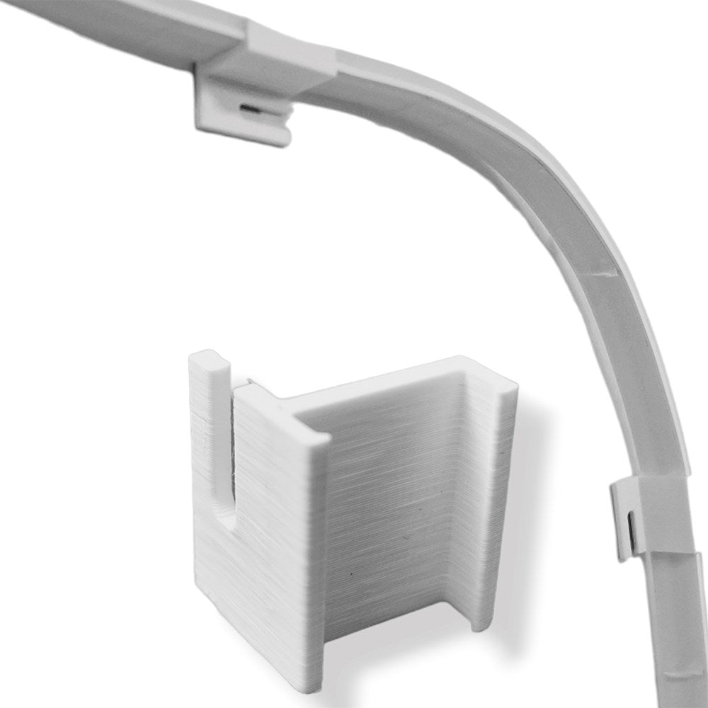 Light Solutions - Philips Hue LightStrip V4 & Gradient Bracket 90° - 10 stk. - Hvit