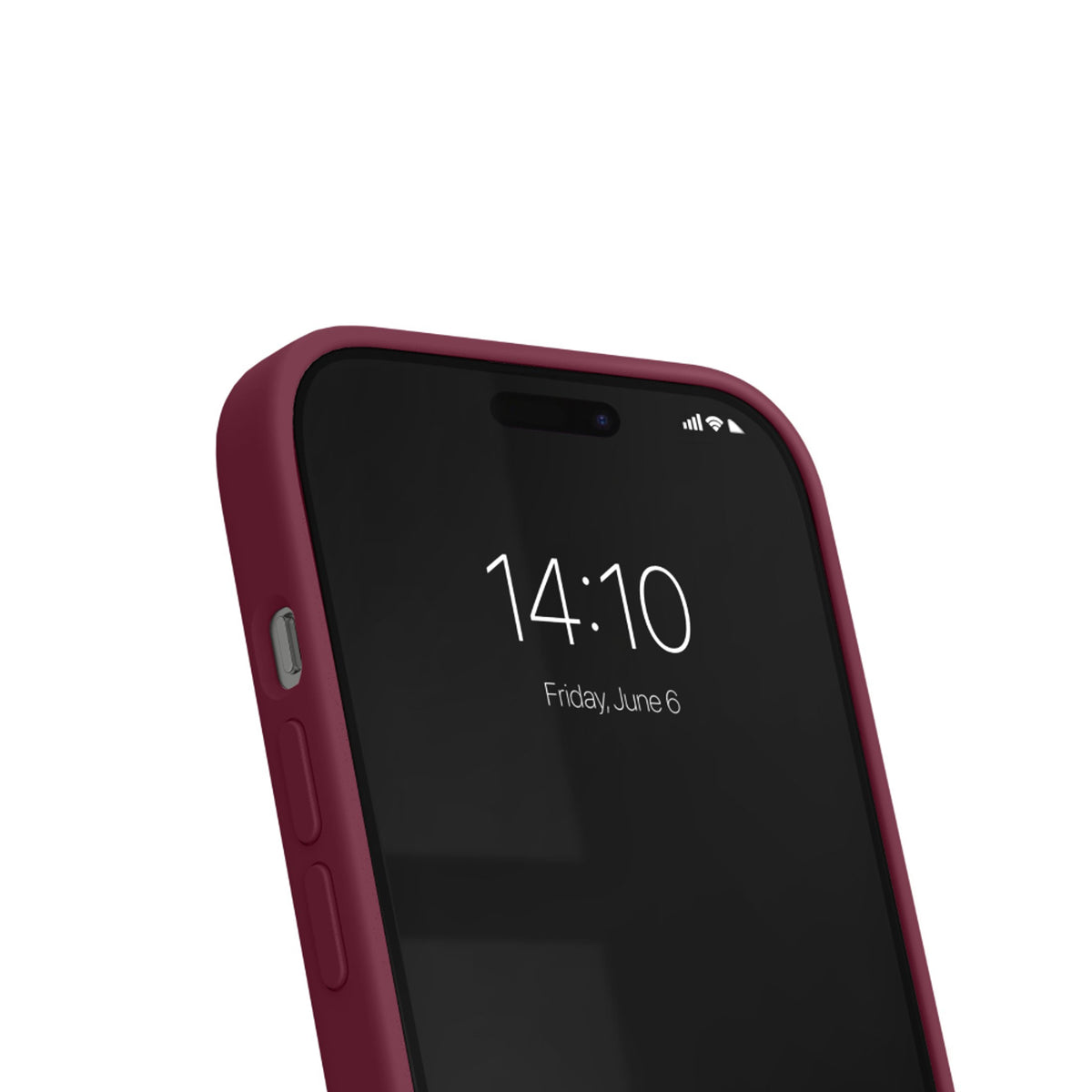 iPhone 17e / 16e / 15 / 14 / 13 iDeal Of Sweden Silicone Case - MagSafe Kompatibel - Fine Wine Bloom