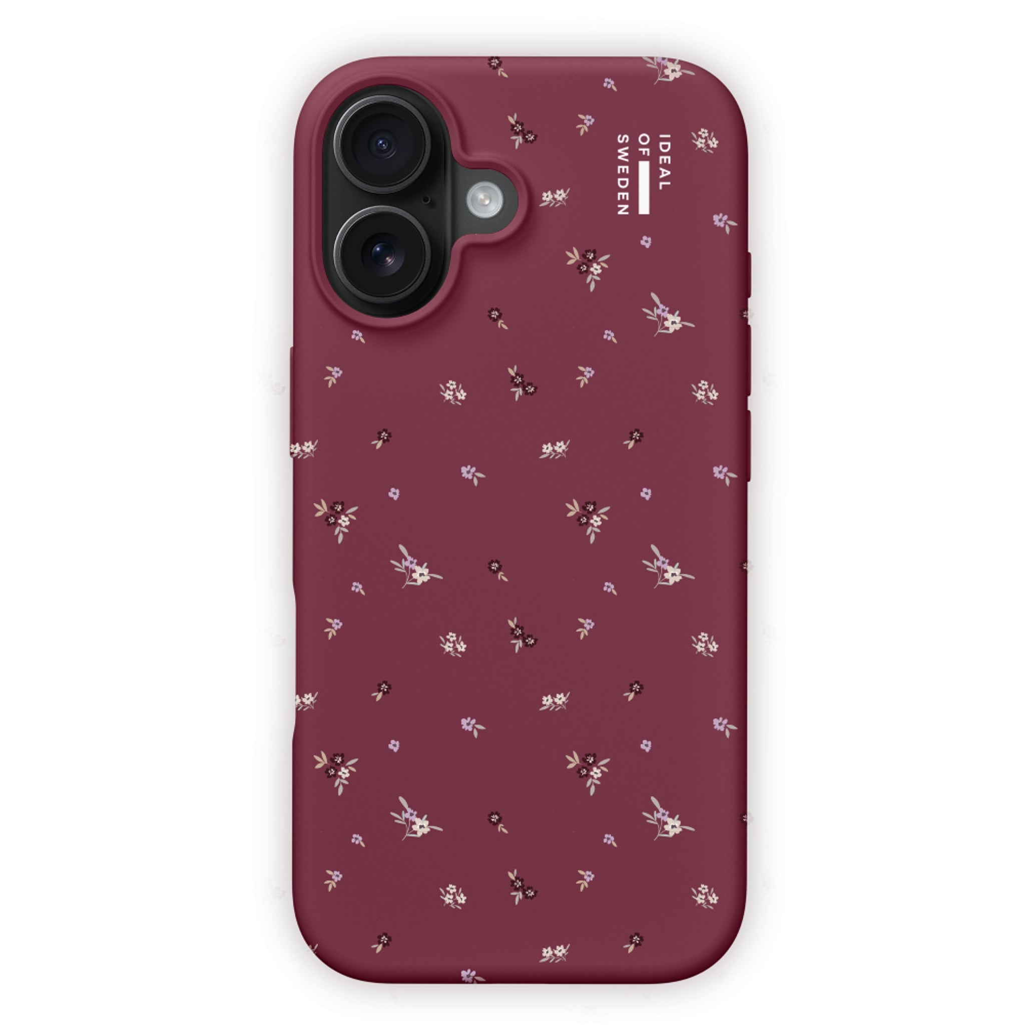 iPhone 17 iDeal Of Sweden Silikone Cover - MagSafe Kompatibelt - Fine Wine Bloom