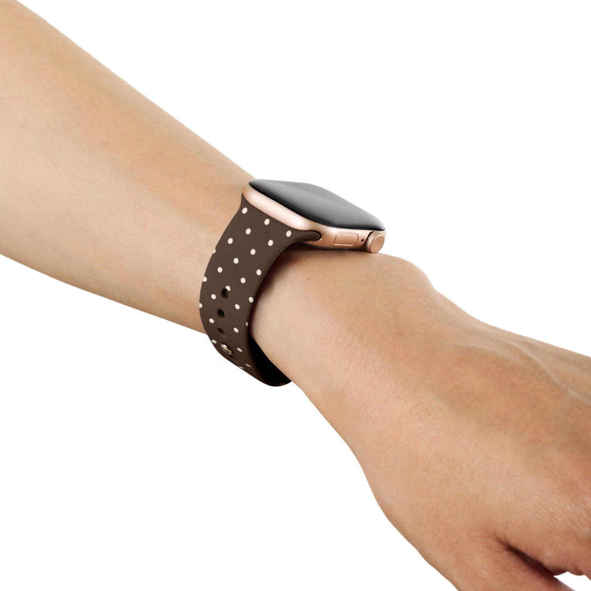 Apple Watch (42/44/SE/45/46/49mm) iDeal of Sweden Silikonerem - Str. S/M - The Dotty Edit