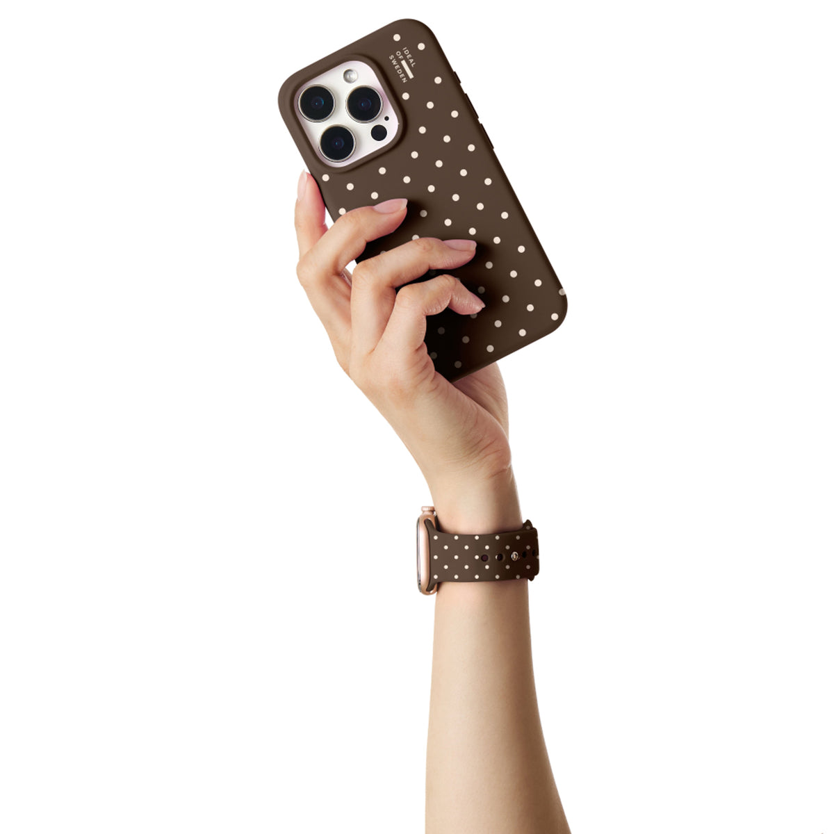 Apple Watch (42/44/SE/45/46/49mm) iDeal of Sweden Silikonerem - Str. S/M - The Dotty Edit