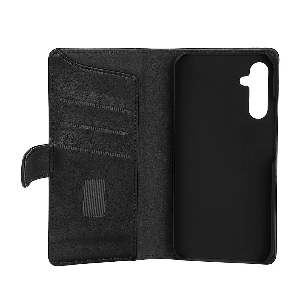 Samsung Galaxy A34 (5G) Gear Wallet - Lær Flip Cover m. Lommebok - Svart