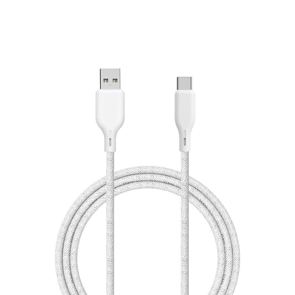 Upström Essentials USB-A til USB-C-kabel 60W 2,5m - Hvit