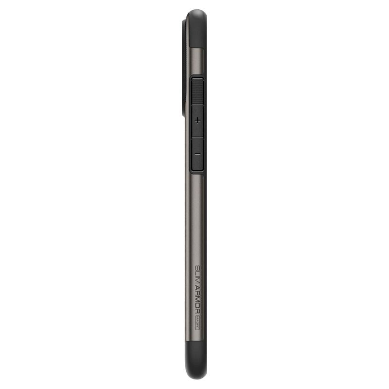 iPhone 16 Pro Max Spigen Slim Armor Bakdeksel m. Stativ - MagSafe-kompatibel - Gunmetal