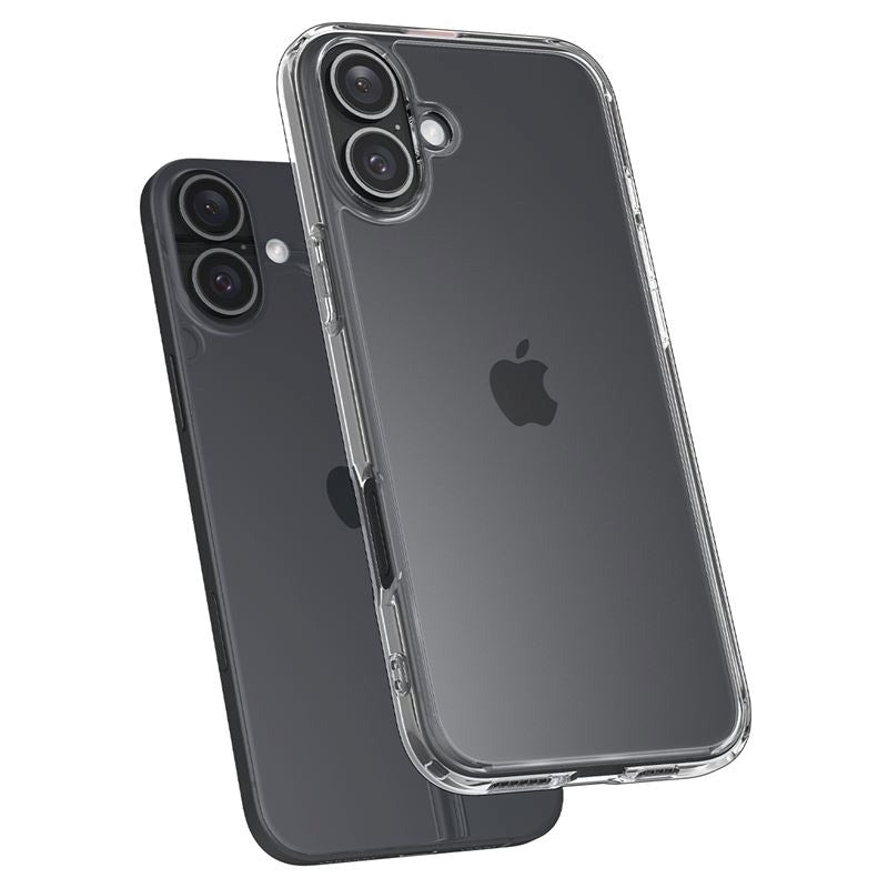 iPhone 16 Plus Spigen Crystal Hybrid-deksel - Gjennomsiktig