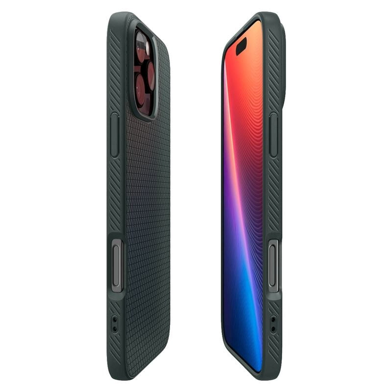 iPhone 16 Pro Spigen Liquid Air Bakdeksel - Grønn