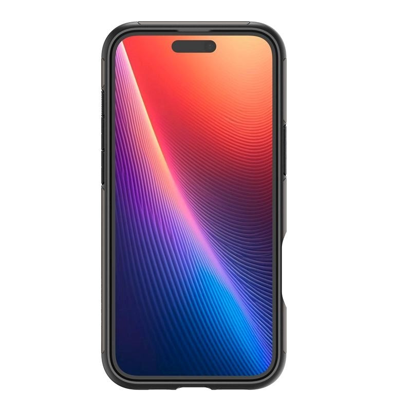 iPhone 16 Spigen Slim Armor Bakdeksel m. Stativ - MagSafe-kompatibel - Gunmetal